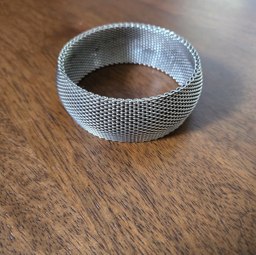 Source Unknown Silver Mesh Bracelet